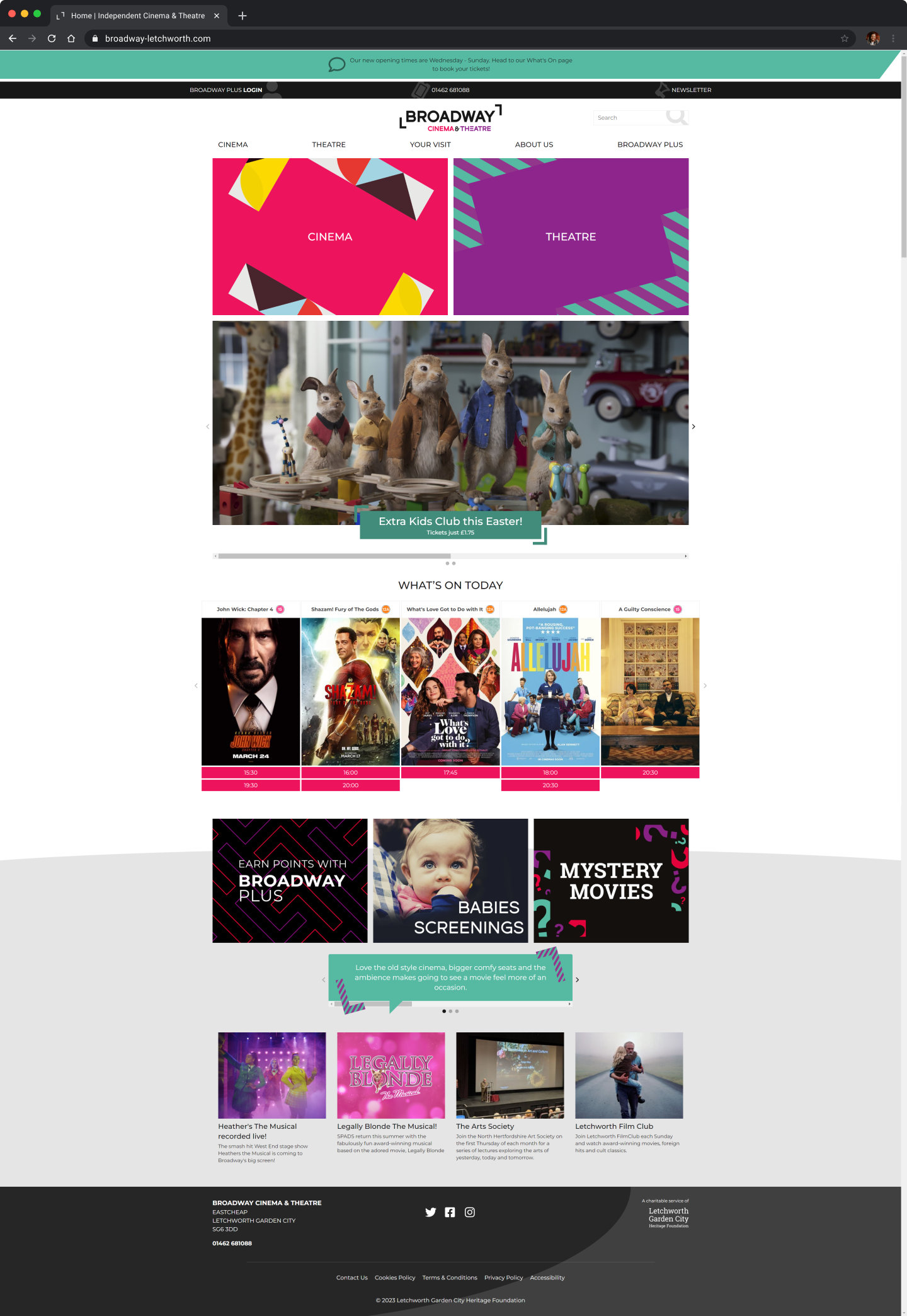 broadway cinema theatre website