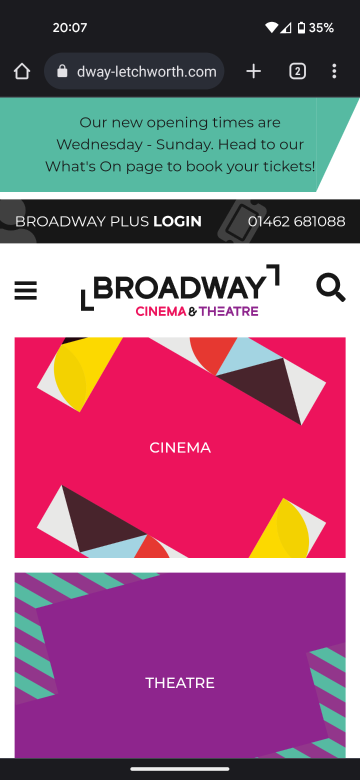 broadway cinema theatre website